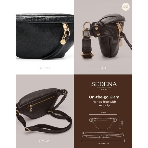 Ivory RFID Anti-Theft Crossbody Bag for Travel - Medium, Water-Resistant, Adjust - Picture 8 of 9